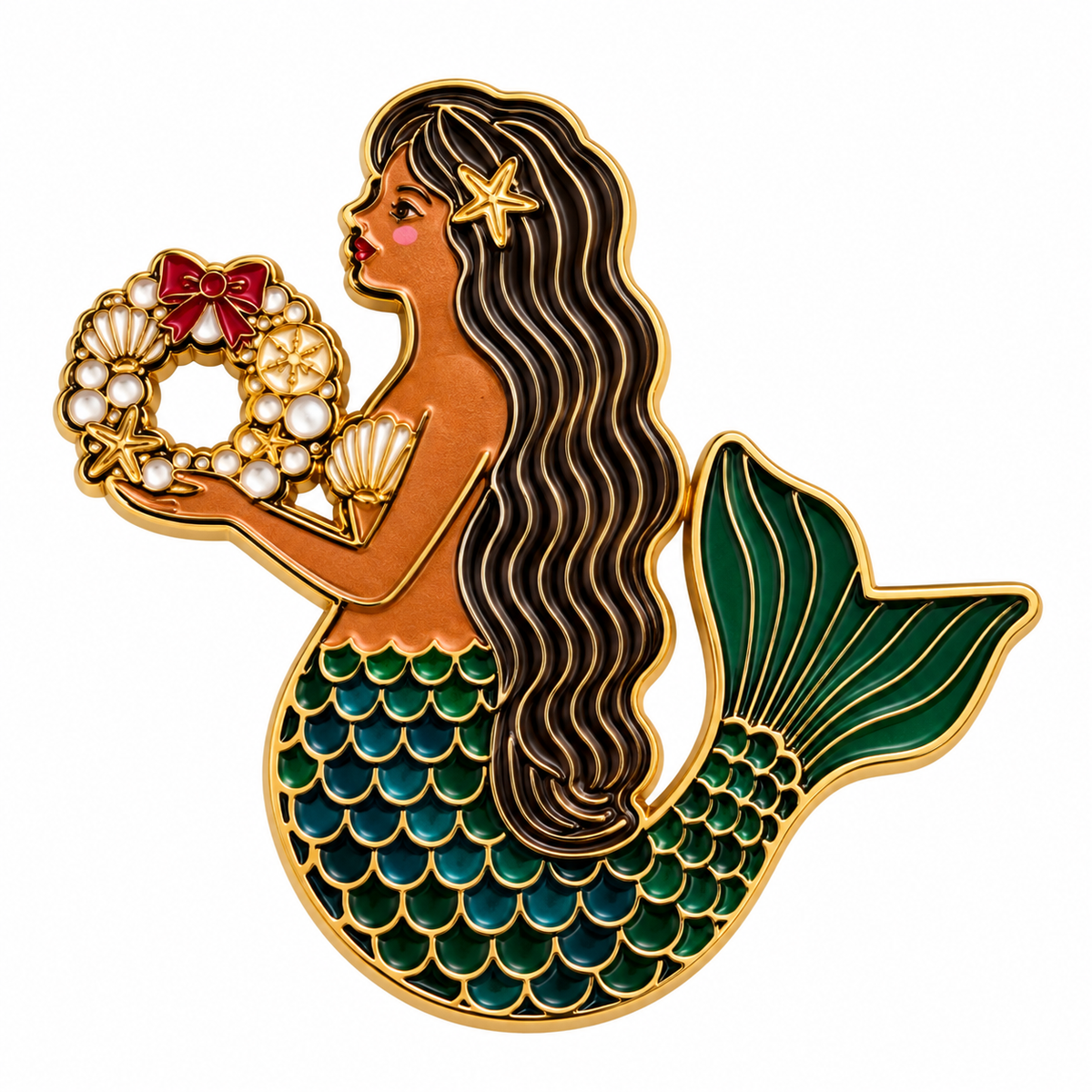 Christmas Mermaid - Midnight